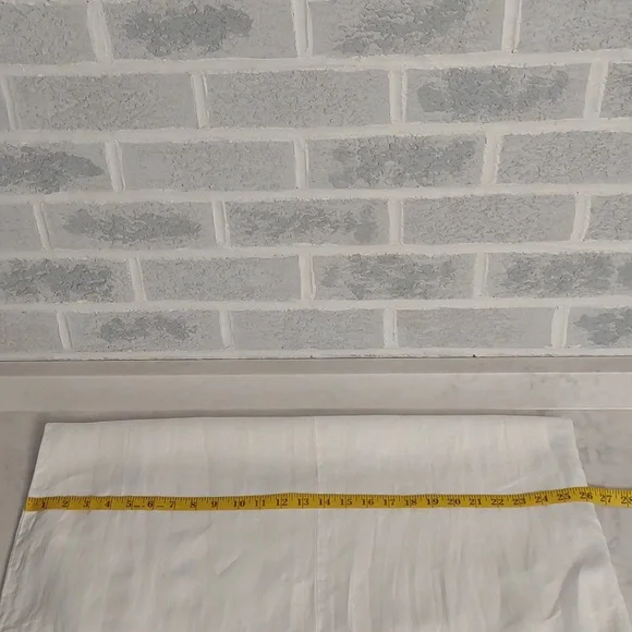 Women's Long White Maxi Dress with Beautiful Light Pink & Green Rose Embroidery - Picture 8 of 10